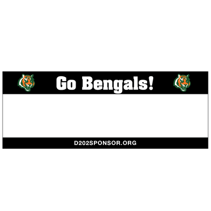 3’x8’ Banner - GOLD