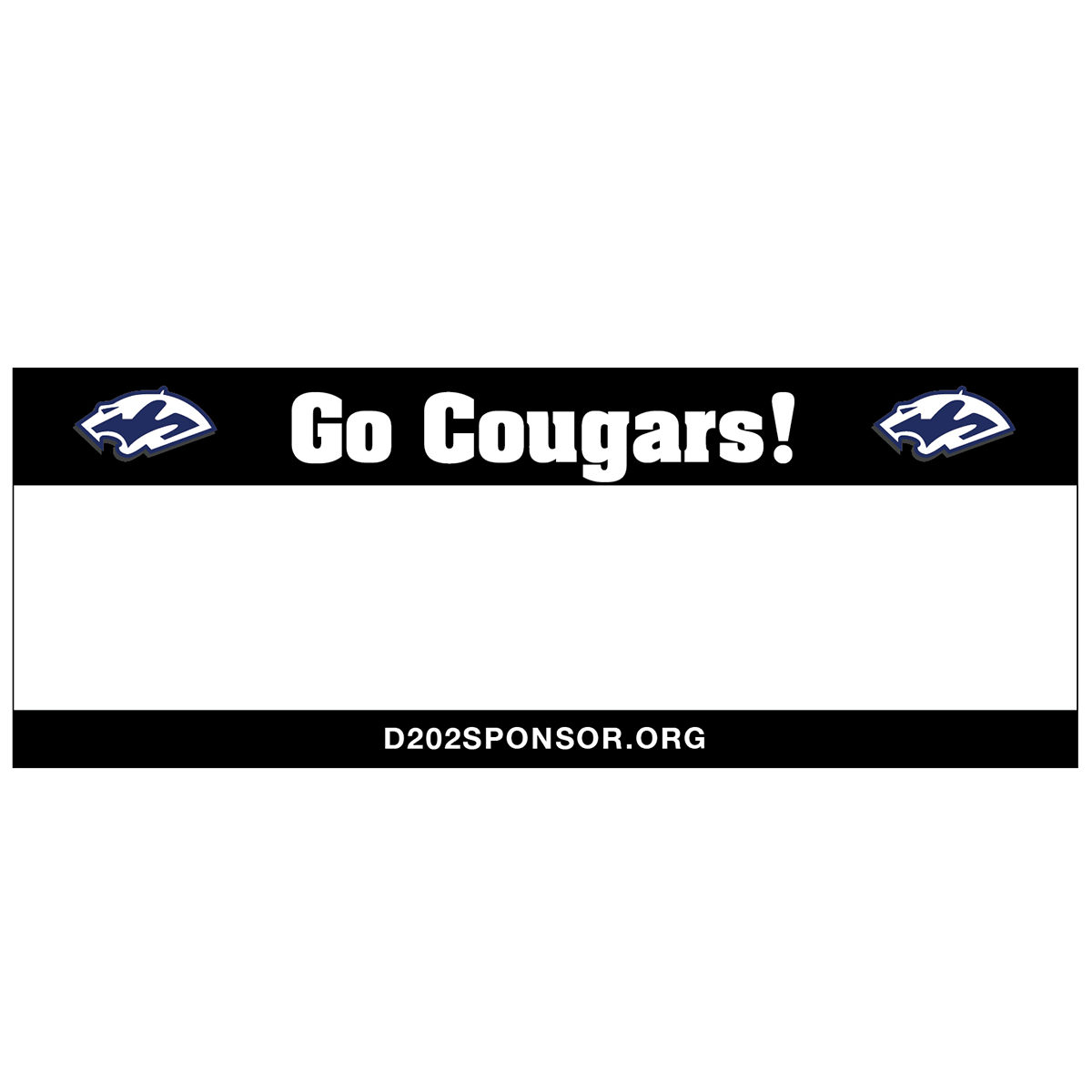 3’x8’ Banner - GOLD