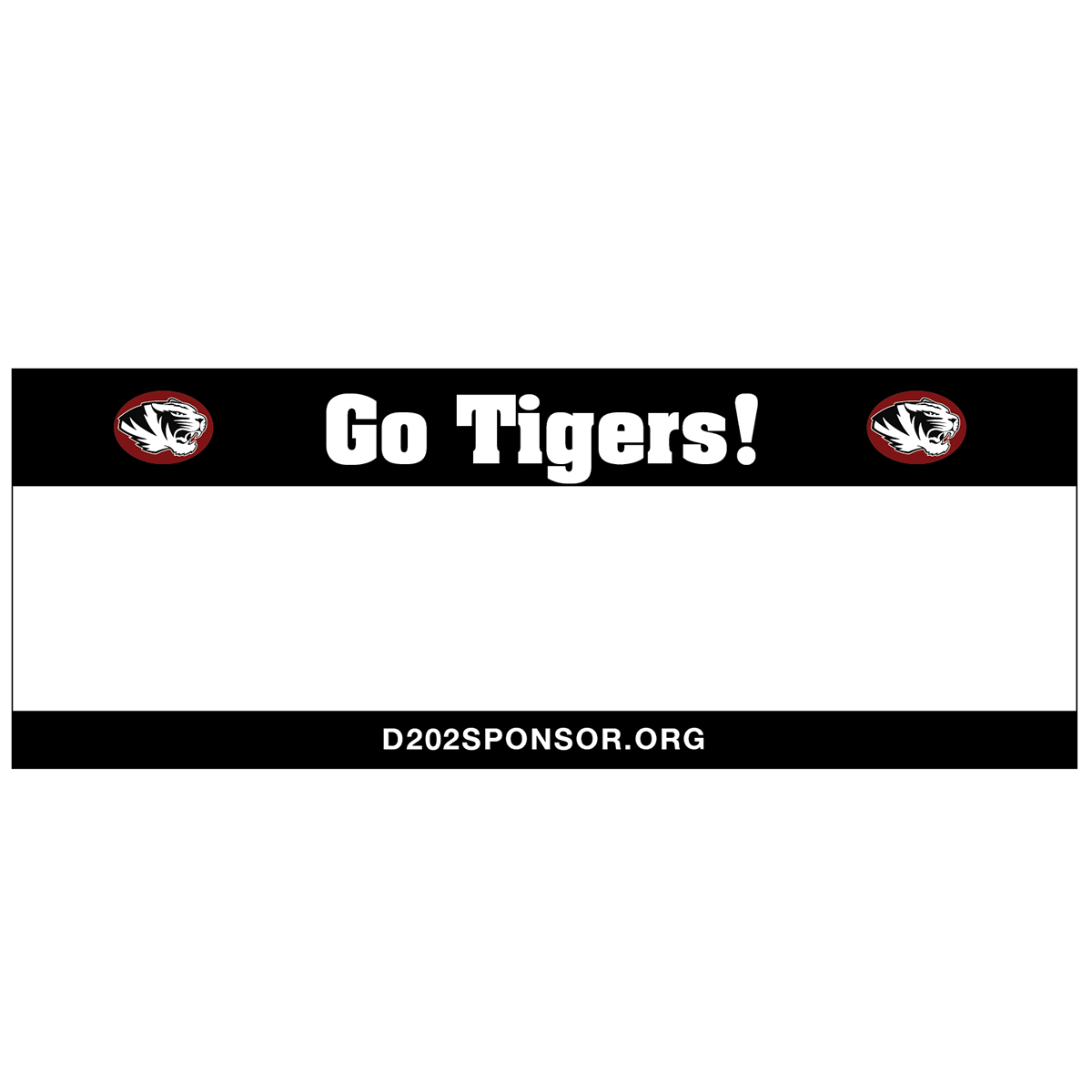 3’x8’ Banner - GOLD