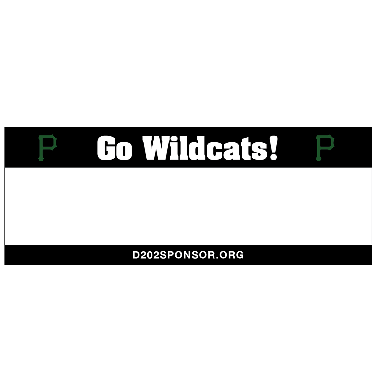 3’x8’ Banner - GOLD