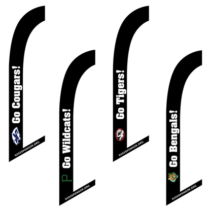 9' Feather Flags - GOLD