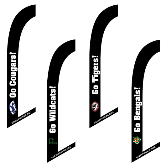 9' Feather Flags - GOLD